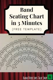 Band Seating Chart In 3 Minutes Free Template Band