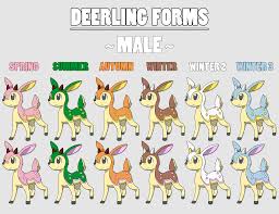Pokemon Deerling Evolution Chart 2019