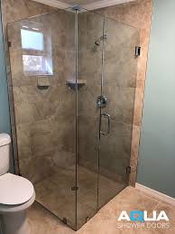 Angle Clear Glass Shower Enclosure
