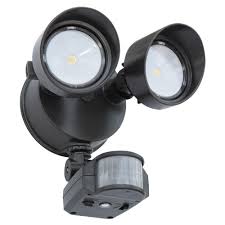 Hardwired Motion Sensing Security Lights Outdoor Lighting The Home Depot