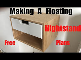 Making A Floating Nightstand Free