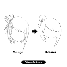 Anime can have characters with multiple hair colors, hair in physically impossible shapes, and hair generally, hairstyles are relatively realistic in detective conan, to the point where a character with. How To Draw Kawaii Hairstyles And Adapt Manga Hairstyles