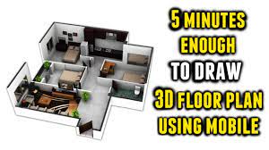3d floor plan in 5 minutes using