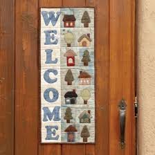 Go Welcome Home Wall Hanging Pattern