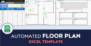 floor plan excel template simple
