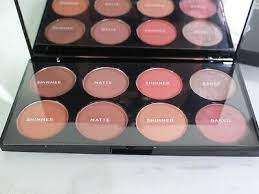 makeup revolution ultra blush and contour palette hot e