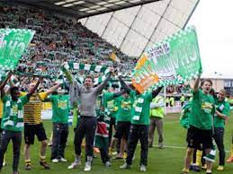 celtic won the league at rugby park