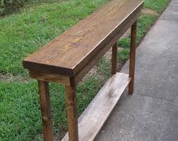 60 inch rustic console table extra
