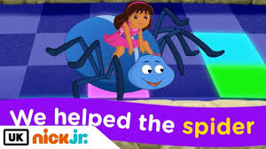 Dora and boots need to help a baby bear find her way home before she falls asleep. Dora And Friends Sing Along Spider Stomp Nick Jr Uk Youtube