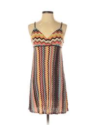 Details About Missoni For Target Women Brown Casual Dress S
