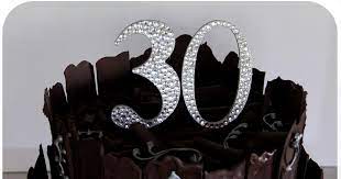 Coco Jo Cake Design 30th Birthday gambar png
