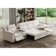 134 6 reclining sectional