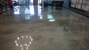 marbleized metallic epoxy floors