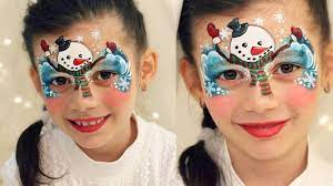 christmas face painting makeup for