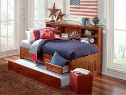 chandler twin bookcase trundle bed