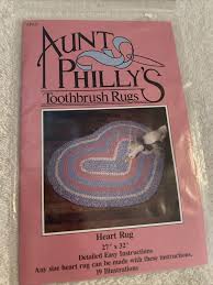 aunt philly s toothbrush rugs pattern