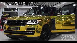 1200 x 800 jpeg 324 кб. Wrapstyle Kuwait Range Rover Gold Chrome Youtube