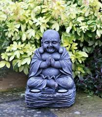 Solar Garden Ornament Sitting Buddha