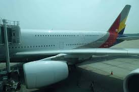 review asiana airlines a380 business