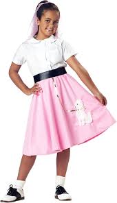 poodle skirt pink 50 s sock hop retro
