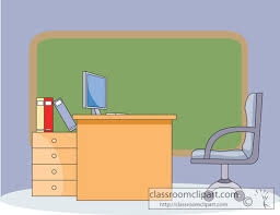 Teacher desk office clipart #111791. School Clipart Teachers Desk In Classroom 2 Classroom Clipart