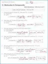 Gram Formula Mass Worksheet Chemistry