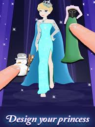 princess frozen dress up and makeover