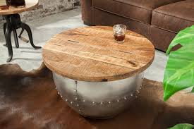 Skip to navigation skip to primary content. Drum Storage Natural Wood Industrial Coffee Table 68cm Artico Interiors
