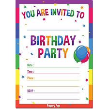 Birthday Invitations Birthday Party Invitation Template