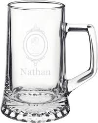 Personalized Glass Beer Mug 15 Oz