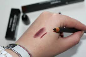 mac smoked purple lipstick and