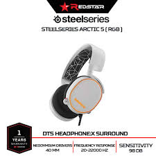 Steelseries arctis 5 2019 black. Steelseries Arctis 5 Rgb Dtx 7 1 Surround Sound Usb Gaming Headset White Electronics Earphones Headsets