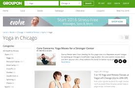 yoga cles with groupon