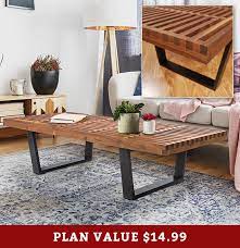 Diy Coffee Table Plan Build With Rockler