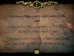 The description should look lik. Sea Of Thieves Discovery Ridge Riddle Solutions Locations