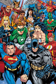 Poster Dc Comics Collage Wall Art