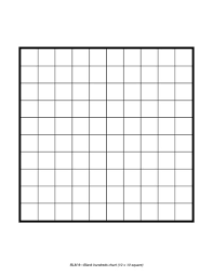 Printable Blank 100 Square Grid 100 Grid Grid 100 Chart