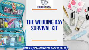 wedding day survival kit