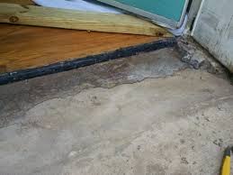 Concrete Sill Under Our Front Door
