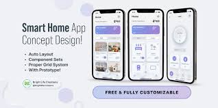 smart home app concept design
