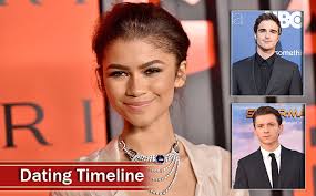 While filming the greatest showman, zendaya invited holland to visit her on set and watch a few stunts. Zendaya S Dating Timeline From Tom Holland To Jacob Elordi A Listers The Emmy Winning Actress Has Dated