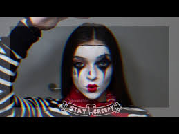 mime makeup y halloween tutorial
