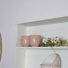 Large Cream Wall Shelf With Heart