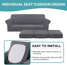 165 round armchair stock video clips in 4k and hd for creative projects. Base Cover Plus 1 Seat Cushion Covers Feature Upgraded Thicker Jacquard Fabric Armchair Black 2 Piece Stretch Sofa Covers For 1 Cushion Couch Armchair Covers For Living Furniture Slipcovers Home Kitchen