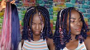 Interlocking dreadlocks is a maintenance method which involves pulling the end of the dreadlock back through the this method tightens each dreadlock by twisting the hair at the base of the dreadlock. How To Diy Faux Locs With Kanekalon Braiding Hair Faux Locs With Curly Ends Vivian Youtube
