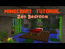 minecraft how to make a zen bedroom