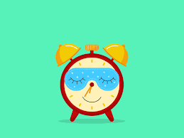 funny animated gif alarm clock in a