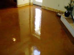 acid stained cement floors