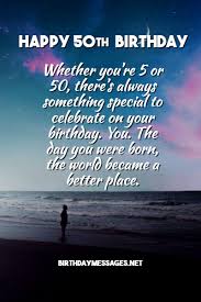 50th birthday wishes es happy