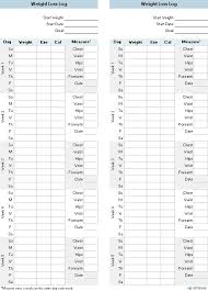 Abiding Weight Loss Log Chart Healthy Weight Loss Chart For